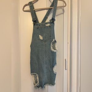 Vintage jean dress. Purchased in Venice Beach, CA